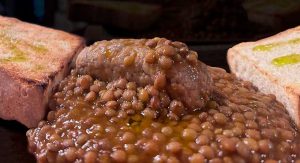 Zuppa di lenticchie e salsiccia